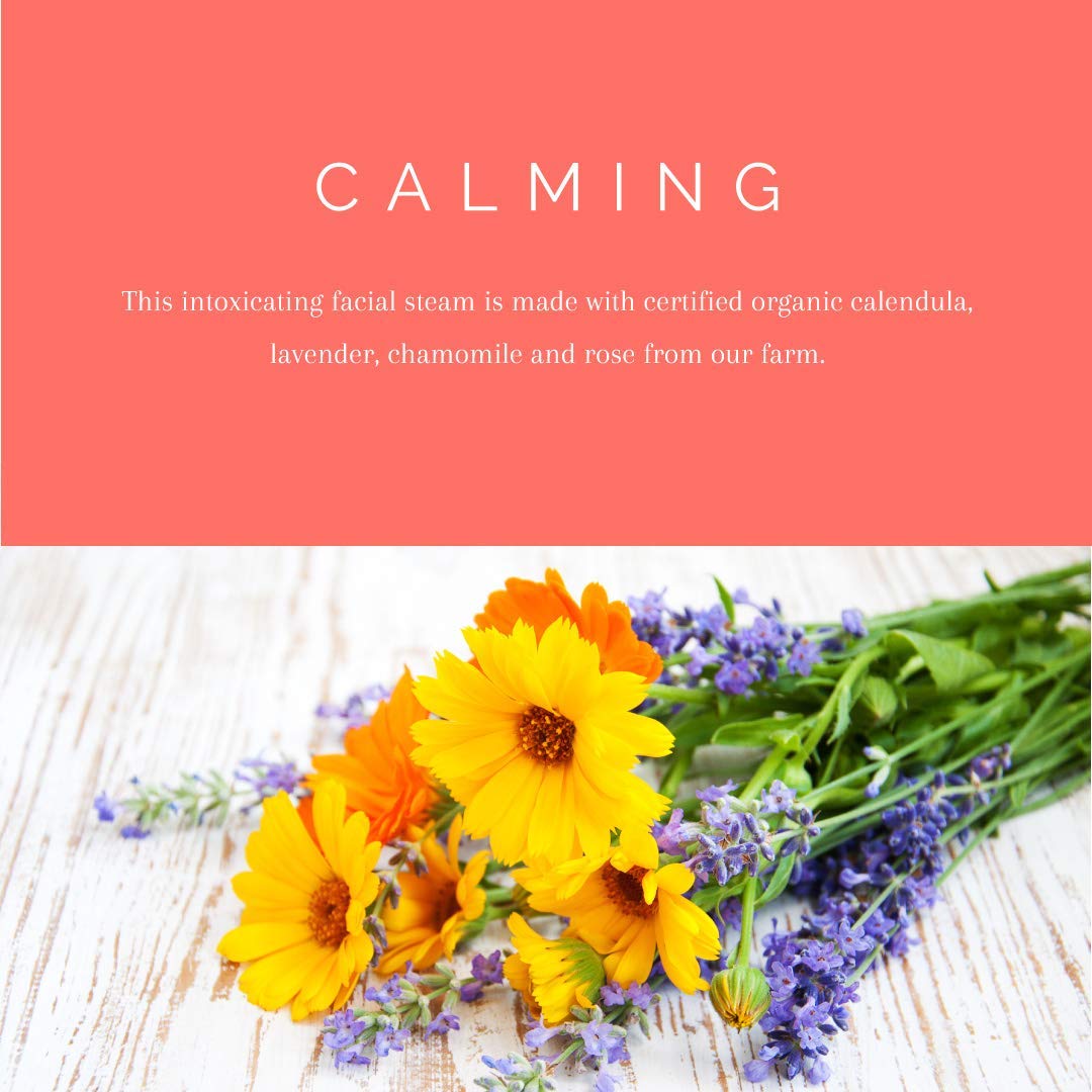 Rose and Calendula Calming Herbal Facial Steam