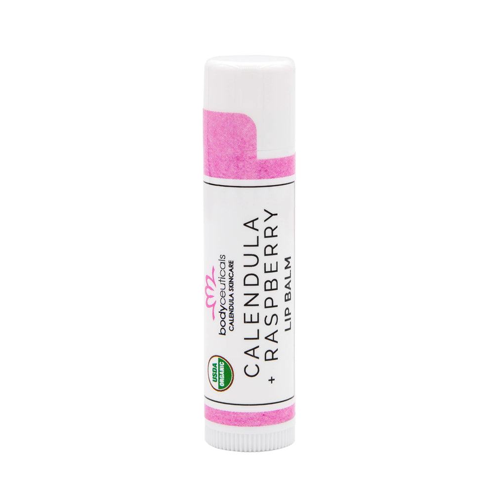Organic Calendula + Raspberry Lip Balm