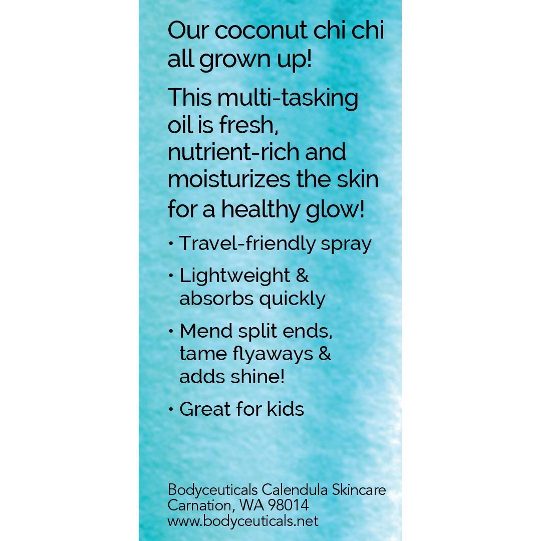 Calendula Body + Hair Oil 3.5 oz - Coconut Aloe