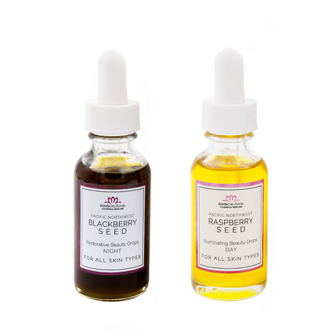 Red Raspberry and Blackberry Beauty Drops Duo